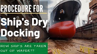 Dry Docking a Ship drydocking shiprepair maritime [upl. by Pam]