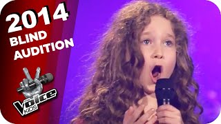 Anna Netrebko  O Mio Babbino Caro Emmie Lee  The Voice Kids 2014  Blind Auditions [upl. by Kalila231]