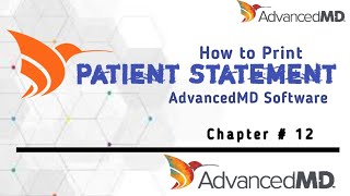 AdvancedMD  12  How to print Patient Statement in AdvancedMD  Billiig Software Training in Urdu [upl. by Gualterio]