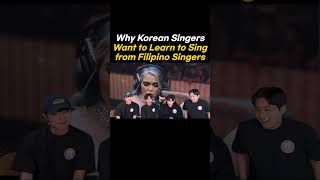 Why Korean singers were shocked to see a Filipino singer kztandingan reaction filipino [upl. by Erb]