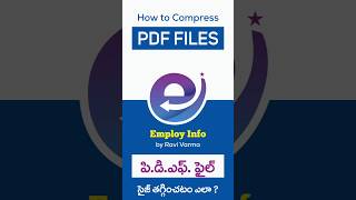 How to compress PDF File Size  easily Compress PDF File pdffiles compresspdf viralshorts shorts [upl. by Assylem]