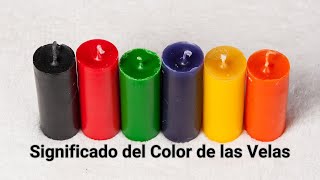 SIGNIFICADO del COLOR DE LAS VELAS [upl. by Conney]