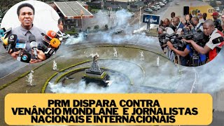 PRM dispara contra Venâncio Mondlane e Jornalistas nacionais e internacionais [upl. by Nipsirc]