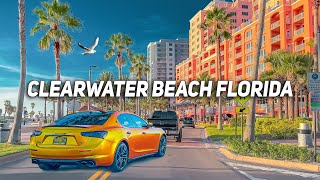 DRIVING TOUR 4K DUNEDIN TO CLEARWATER BEACH FLORIDA [upl. by Ecargyram]