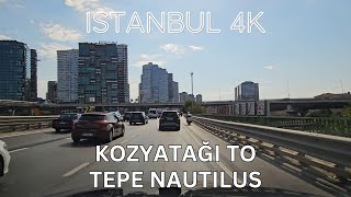 Istanbul 4K Drive from Kozyatağı to Kadıköy Virtual Drive and Sightseeing Tour [upl. by Rebna]