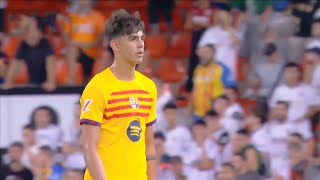 Marc Bernal Barcelona Debut vs Valencia  2024  HD 1080i [upl. by Hedges528]