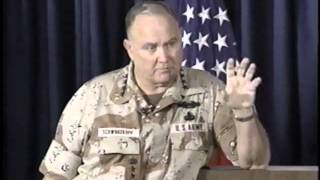 Gen Schwarzkopfs Famed News Conference [upl. by Adriell]