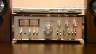 Kenwood KA9100 Vintage Integrated Amplifier HiFi Stereo Amplifier demo [upl. by Aicekal798]