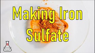 Making Iron III Sulfate  Ferric Sulfate [upl. by Benil]