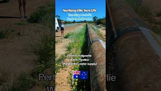 Beside the Perth to Kalgoorlie Water Pipeline travel australia vanlife spring [upl. by Aluap]