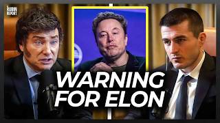 Javier Milei Makes Host Go Quiet with His Chilling Warning for Elon Musk [upl. by Esele]