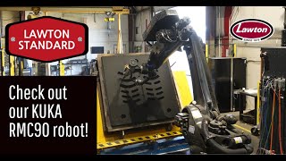 Meet Lawtons KUKA RMC90 robot [upl. by Ledarf]