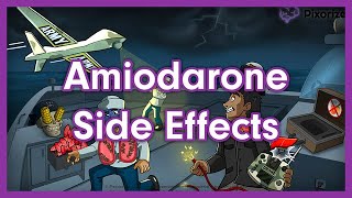 Amiodarone Side Effects Mnemonic for Nursing Pharmacology NCLEX [upl. by Kelcy]