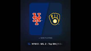 New York Mets Radio Call of Pete Alonsos HOME RUN in The 9th in Game 3 shorts wildcard lgm mlb [upl. by Knowling]