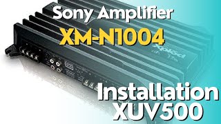 Sony Amplifier XMN1004 Installation  Sony XMN1004 Amplifier  Sound next level cars mahindra [upl. by Nicoline164]