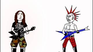 Death Metal VS Punk Rock [upl. by Atteuqihc]