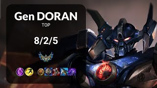 Gen Doran Aatrox vs Renekton TOP  KR CHALLENGER Patch 145 [upl. by Inajar103]