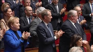 Standing ovation des députés socialistes pour Christiane Taubira [upl. by Ettari45]