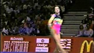 Nadia Comaneci 1992 McDonalds Gymnastics Spectacular with Bart Conner [upl. by Pessa]