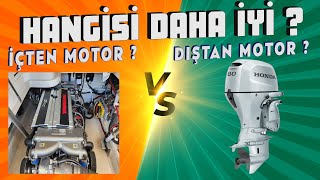 TEKNE İÇİN HANGİ MOTOR DAHA İYİ  DIŞTAN TAKMA MOTOR MU  İÇTEN TAKMA MOTOR MU [upl. by Rothwell]