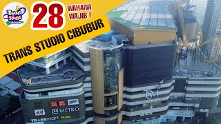 TRANS STUDIO CIBUBUR  28 Wahana Wajib   TSM Cibubur  wahana favorit kalian yang mana [upl. by Nowad]