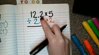 Fifth Grade Math  Doubling Halving 122 x 5  April 13 [upl. by Aivan]