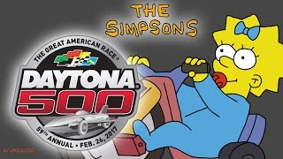 The Simpsons  Daytona 500 Commercials  2016  2017 [upl. by Sharla]