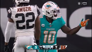 Tyreek Hill amp Jaylen Waddle vs Chidobe Awuzie 2022  WR vs CB Matchup [upl. by Saito]