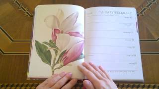 Flip Through Diary 2017  British Horticultural Society [upl. by Yddor]