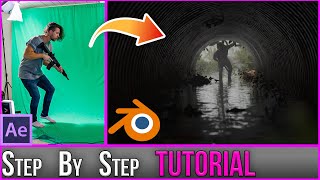 How to make a REALISTIC Greenscreen Effect in blender [upl. by Omissam]