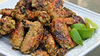 The Ultimate Grilled Chicken Wings  Tasty Tuesdays  CaribbeanPot com [upl. by Nivlen585]