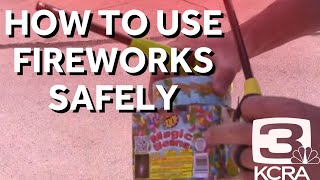 Safety tips using legal fireworks [upl. by Nam426]