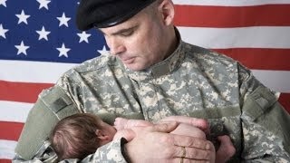 Military Dads Come Home To Meet Their Newborns [upl. by Trude]