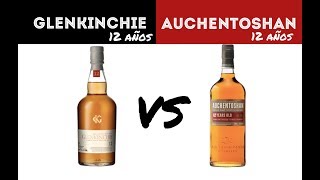 Glenkinchie vs Auchentoshan Whiskies de las Tierras Bajas Escocesas [upl. by Adlesirhc]