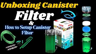 Unboxing Canister filter Eheim Classic 600  How to Setup Canister FilterBest Filter For Aquarium [upl. by Pammi]