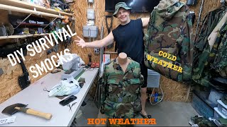 Military Surplus DIY Survival Smocks And My Testimony John 146 [upl. by Ahaelam]