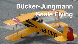 Bücker Jungmann  Scale Flying [upl. by Bordiuk472]