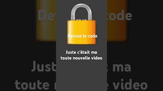 Devine le code [upl. by Odlaumor]