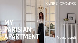 How I decorated my Parisian apartment  House Tour  KATIE GIORGADZE [upl. by Corsiglia]