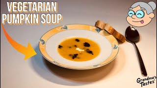 VEGETARIAN PUMPKIN SOUP RECIPE [upl. by Gnirps27]