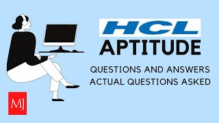 HCL Aptitude Questions and Solutions  MUST DO  MJ [upl. by Anidualc]