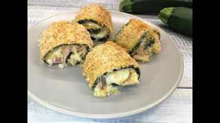 Involtini di zucchine prosciutto e formaggio [upl. by Avah667]