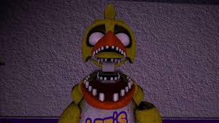 SFMFNAF Unwithered Chica Death Scene [upl. by Palestine]