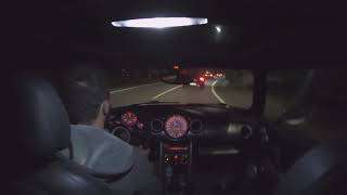 Onboard  R53 JCW vs R56 JCW vs F56 JCW ft Fiesta ST Golf GTI mk7 Triumph Spitfire [upl. by Wisnicki]