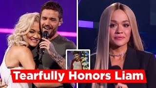 Rita Ora Tearfully Honors Liam Payne at the MTV Europe Music Awards [upl. by Aztinaj]