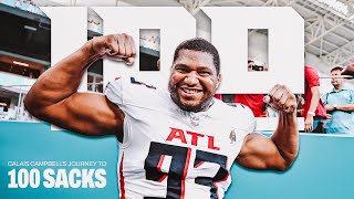 Calais Campbells Journey to 100 Sacks  Atlanta Falcons  NFL [upl. by Ahter]