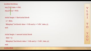 nonblocking assignment part1 [upl. by Ernald310]