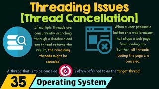 Threading Issues Thread Cancellation [upl. by Nonac]