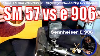 Shure SM57 vs Sennheiser e609 Acoustic Guitar [upl. by Fillander]