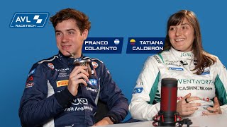 AVL RACETECH  PODER LATINO with Tatiana Calderón and Franco Colapinto [upl. by Rossie361]